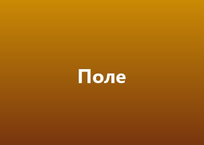 Поле